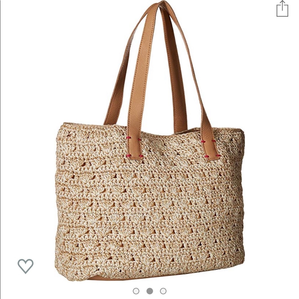 The Sak Fairmount Gold beach cruise tote